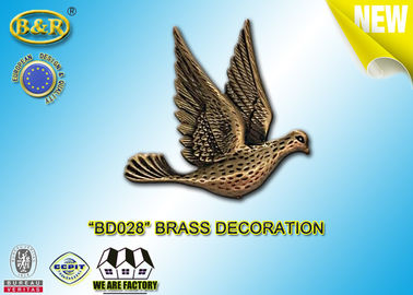 REF.  BD028 Kuningan Pigeon Tombstone Dekorasi Ukuran 10 × 10.5cm Bahan Tembaga Alloy