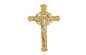 Plastik Golden Color Funeral Cross dan Crucifix DP007 30cm * 17cm plasticos crucifijos y cristos