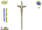 56.7 * 15.8 cm Salib Katolik Salib Seng Untuk Dekorasi Dulang logam D045 zamak salib gaya Eropa perunggu antik